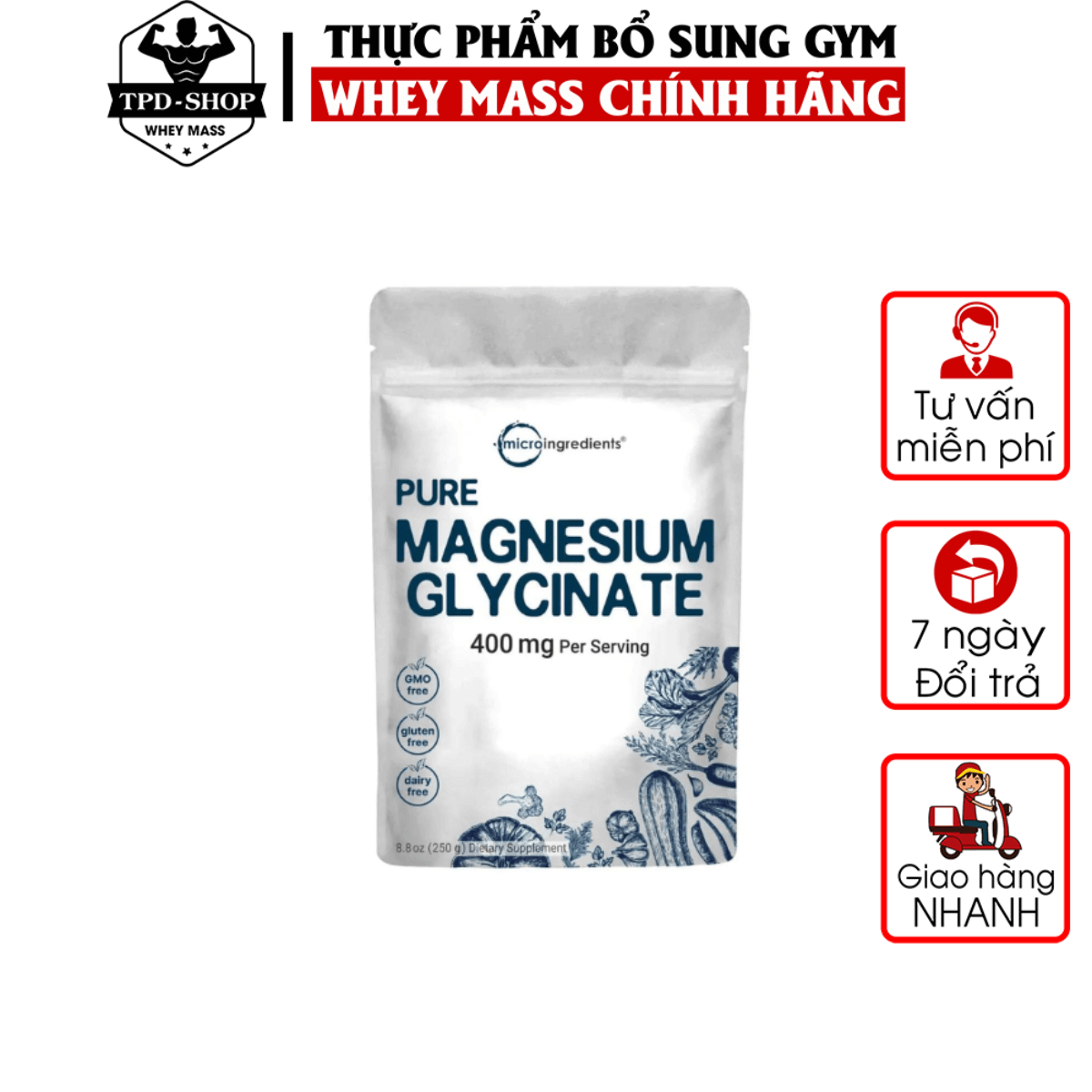 Micro Ingredients - Pure Magnesium Glycinate