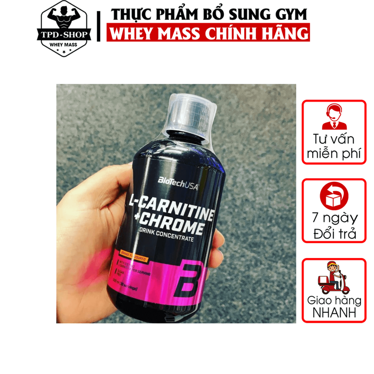 L-Carnitine + Chrome BiotechUSA